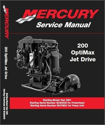Mercury 200 optimax - jet, drive