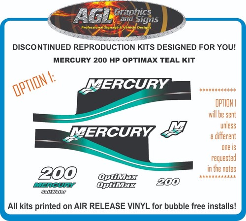 Mercury 200 optimax teal - 200,