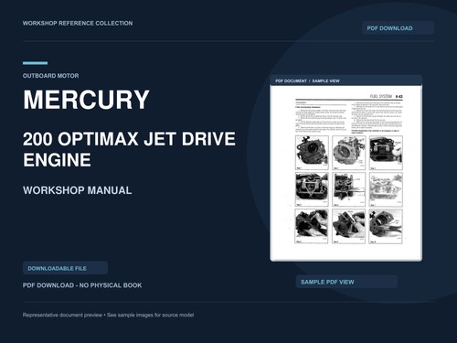 Mercury 200 optimax - mercury, jet