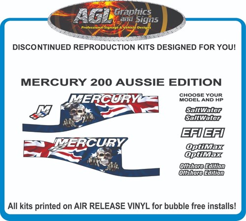 Mercury 200 australia - mercury, skull